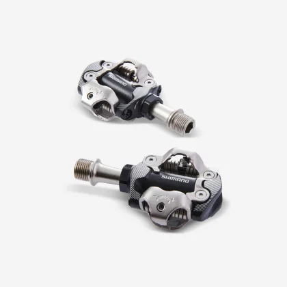 SHIMANO Nášľapné pedále MTB XC Shimano SPD Deore XT PD-M8100 kovové bez