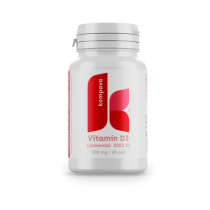Kompava Vitamín D3 500 mg 60 kps
