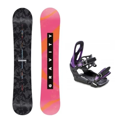 Gravity Sirene 25/26 dámský snowboard + Raven S230 Black/violet vázání