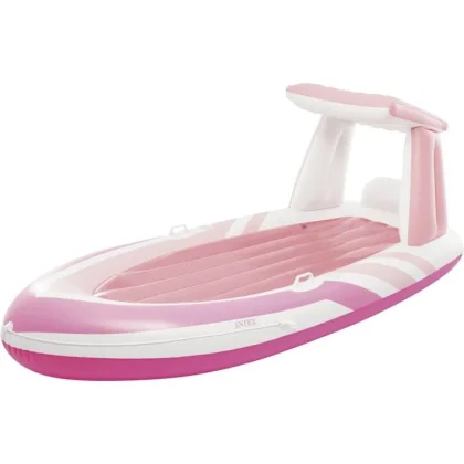 Intex Nafukovací lehátko 57804 PINK PARADISE BOAT FLOAT 244x119x97cm