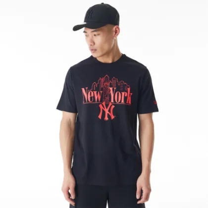 Tričko s krátkým rukávem NEW ERA MLB Ny graphic table tee NEYYAN