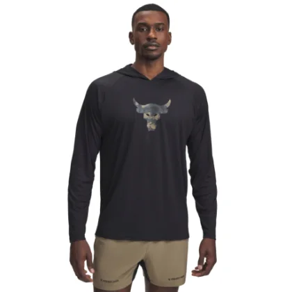 Pánská mikina s kapucí UNDER ARMOUR PROJECT ROCK Isochill HD-BLK