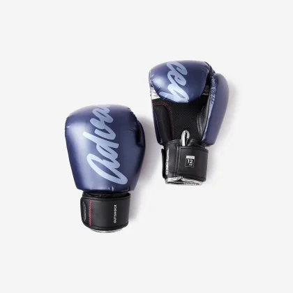 OUTSHOCK Rukavice na kickbox a thajský box modré 14 oz