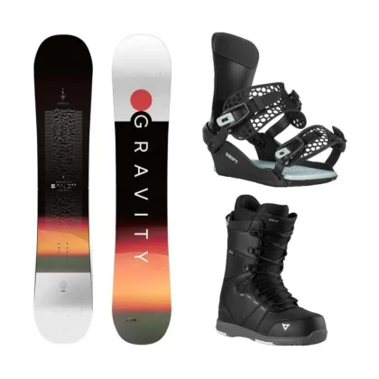 Gravity Bandit 25/26 snowboard + Gravity Drift black/sage vázání + Gravity Void black/grey boty
