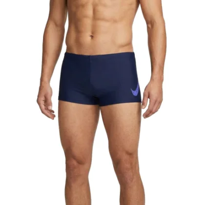 Pánske plavecké boxerky NIKE SWIM Logo Graphic Pebble midnight navy