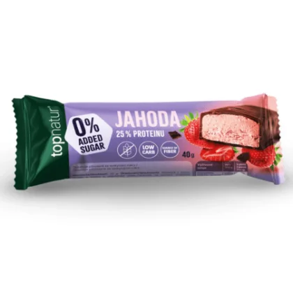 TOPNATUR Proteínová tyčinka višne v čokoláde 40 g