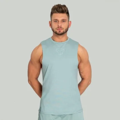 STRIX Tílko Essential Cut-off stone blue