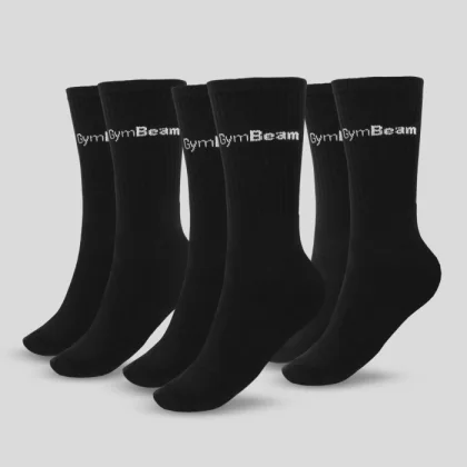 GymBeam Ponožky 3/4 Socks 3Pack Grey LL
