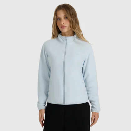 Fleece so stojačikom regular dámsky - modrý