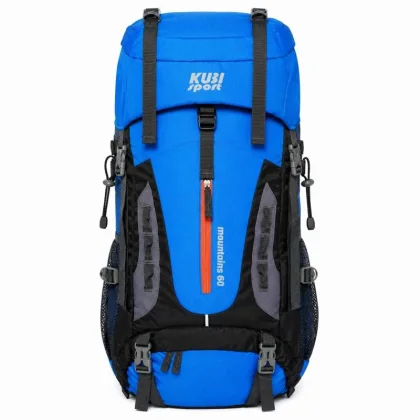 Kubisport Batoh Mountains 60 L na náročnější horskou turistiku modrý