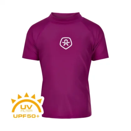 Lány fürdőpóló COLOR KIDS T-shirt solid, festival fuchsia