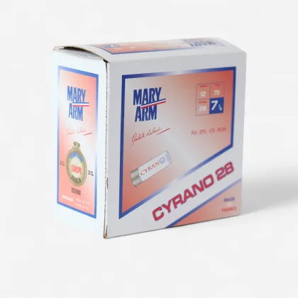 MARY ARM Náboje Cyrano na trap kalibru 12/10 28 g brok č. 7,5 250 ks N° 7,5