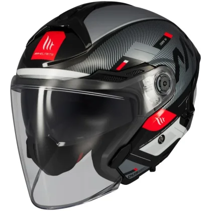 MT Helmets Cosmo SV Silence černo-šedo-bílá