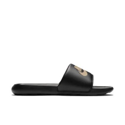 Pánske šlapky (plážová obuv) NIKE Victory One black metallic gold black