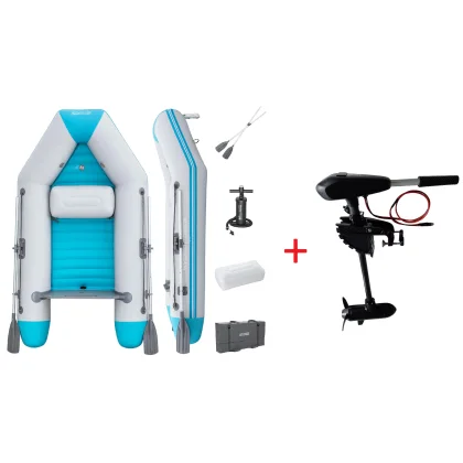 Akčný set - nafukovací raft BESTWAY Hydro-Force Elite s motorom MASTER 80 LBs - 850 W