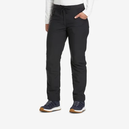 QUECHUA Dámske turistické nohavice NH100 vodoodpudivé hrejivé čierne 2XL (L31)