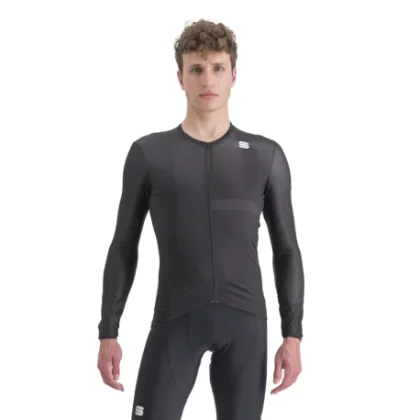 Pánsky cyklistický dres s dlhým rukávom SPORTFUL Matchy long sleeve jersey, black