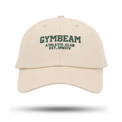 Athletic Club Cap Beige - GymBeam