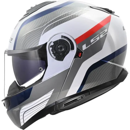 LS2 FF908 Strobe II MONZA White Blue Red 3XL (65-66)