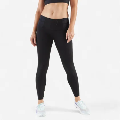 KIPRUN Dámske bežecké legíny Run 900 Light čierne XS (W26 L30)