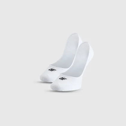 Dámske casual ponožky neviditeľné (2-pack) - biele
