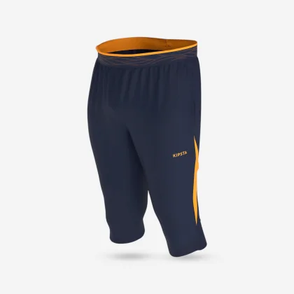 KIPSTA 3/4 futbalové nohavice CLR modro-oranžové XL (W39 L34)