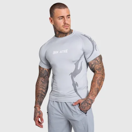 Pánske športové tričko Iron Aesthetics Titan, sivé