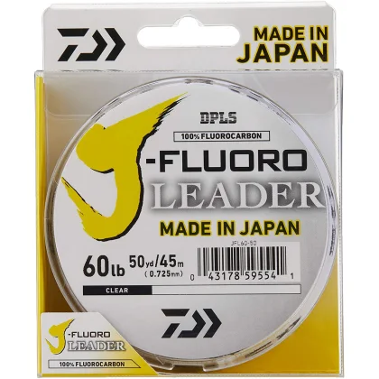 DAIWA J-Fluorocarbon Leader priemer 0,218 mm, nosnosť 3,4 kg/ 6 lb, balenie 100 m
