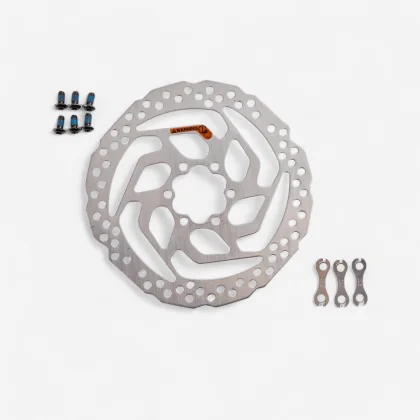 ROCKRIDER Kotúčová brzda SHIMANO 160 mm 6 otvorov RT26 180 mm
