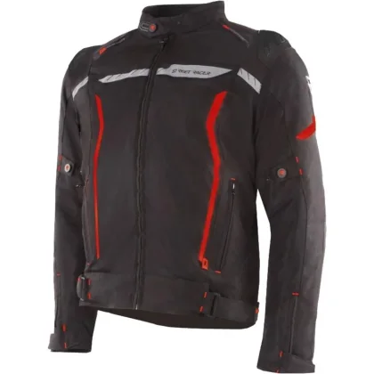 Street Racer Bunda na motorku Flex EVO černo-červená