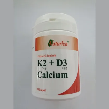 Naturica K2 + D3 Calcium, 30 ks