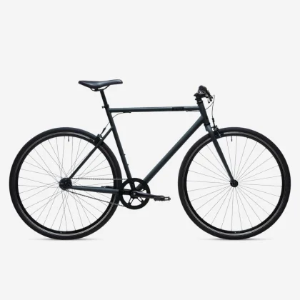 ELOPS Mestský bicykel Single Speed 500 sivý M