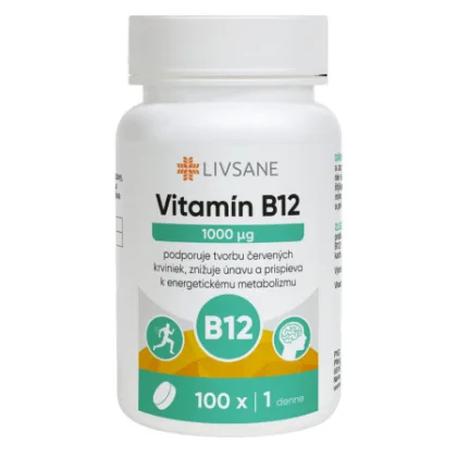 LIVSANE Vitamín B12 1000 µg 100 ks