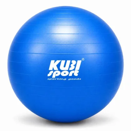 Kubisport Míč gymnastický 750mm, nosnost 150 kg - modrý