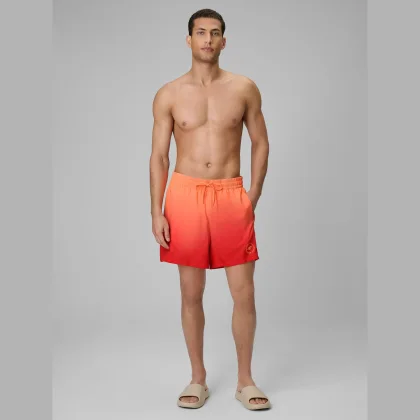 Pánske plážové boardshorty - oranžové