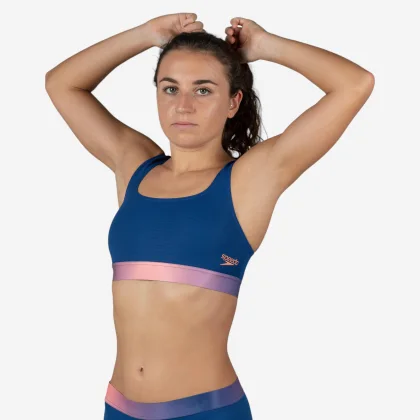 SPEEDO Dámske plavky Lilac vrchný diel modré XS