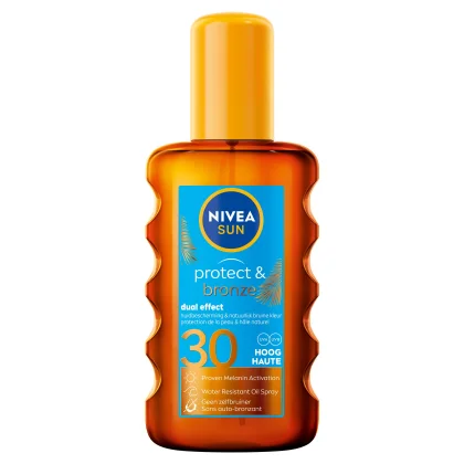 NIVEA Suchý olej na opaľovanie v spreji SPF 30 200 ml 200 ml