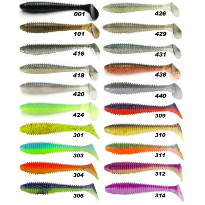 KEITECH Swing Impact Fat 3,3 inch/ 8,38cm, bal. 7ks 101 - Green Pumpkin PP