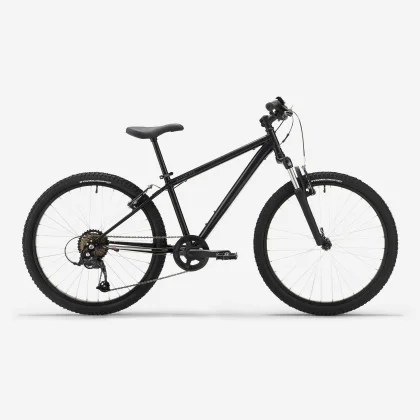 ROCKRIDER Detský horský bicykel EXPL 500 24" čierny 24"