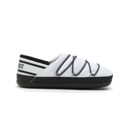 Nízke zimné topánky MOON BOOT MB ICON SLIPPER-A001 WHITE