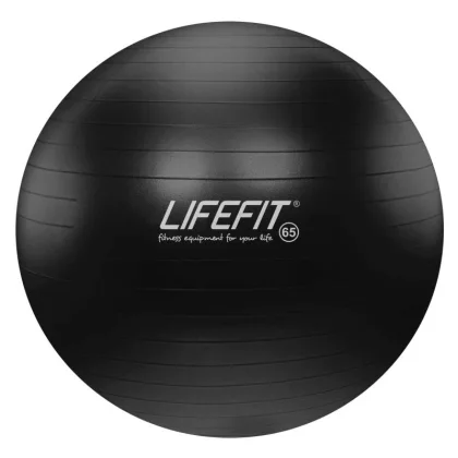 Lifefit Gymnastický míč Anti-burst 65 cm černý