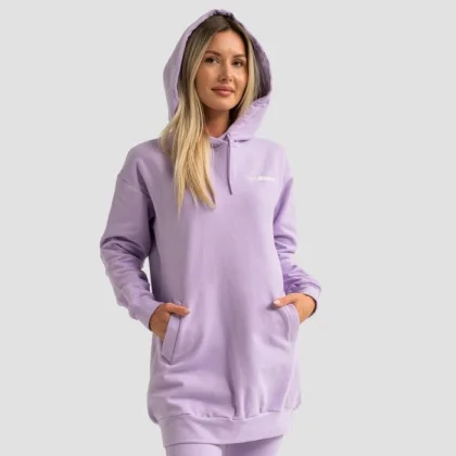 GymBeam Dámska Longline mikina Limitless Lavender SS