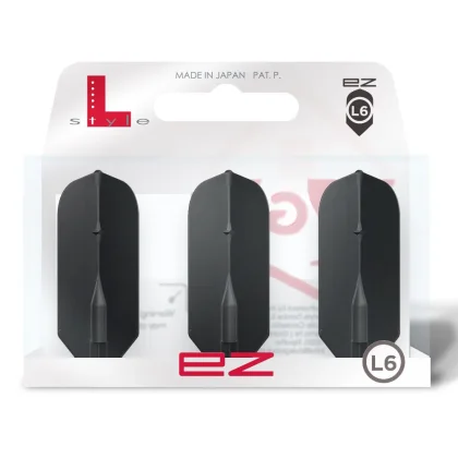 Letky na šípky L-Style Pro L6 EZ Slim, čierne