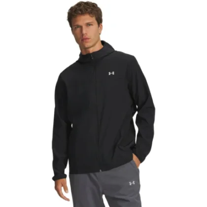Pánska bežecká bunda UNDER ARMOUR UA Velociti Pro Storm Jacket-BLK