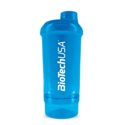 Šejker compact čierny 500 ml + 150 ml - BioTech USA