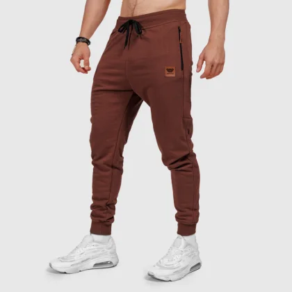 Férfi melegítőnadrág Iron Aesthetics Grade, barna