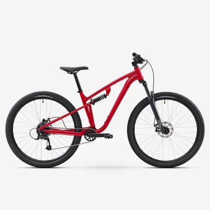 ROCKRIDER Horský bicykel EXPL 100 S 29" hliníkový rám červený S (150-164 cm)