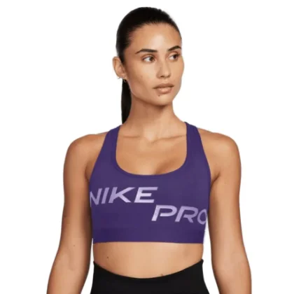 Dámská sportovní tréninková podprsenka NIKE PRO W DF SWSH LGT SPT GRX BRA-FN2749-547-violet