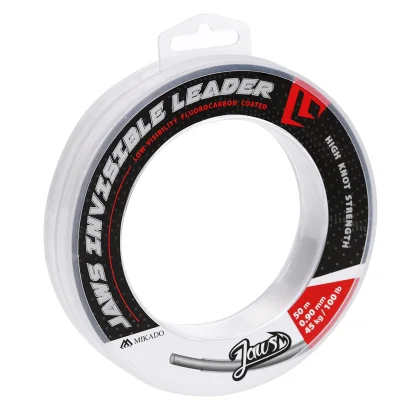 Nadväzcový vlasec MIKADO JAWS Invisible Leader priemer 0,90 mm, nosnosť 45 kg