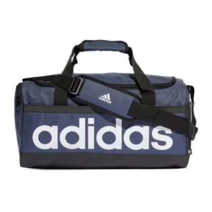 Cestovná taška ADIDAS LINEAR DUFFEL S SHANAV BLACK WHITE